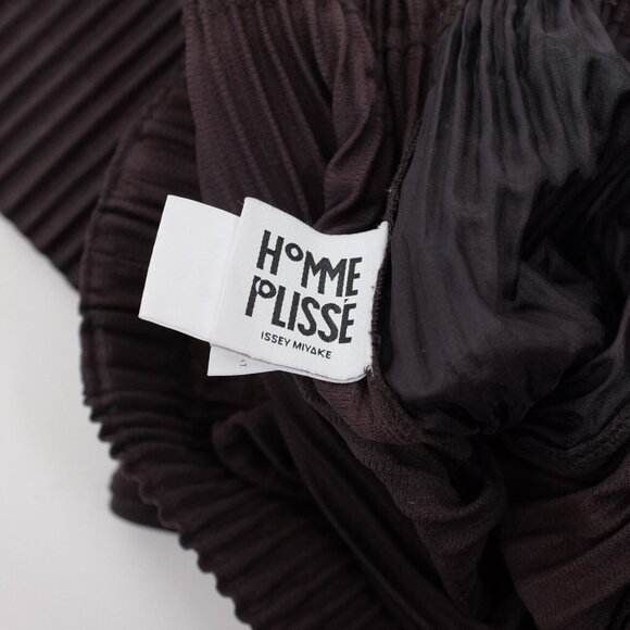 Issey Miyake Homme Plisse 2 / Medium shorts cropped pants matte black w/pockets - Picture 4 of 11